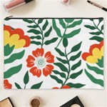 Painting Flower Leaves Forest Cosmetic Bag (XXXL) Front