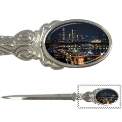 Seoul Building City Night View Letter Opener