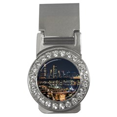 Seoul Building City Night View Money Clips (cz)  by Wegoenart