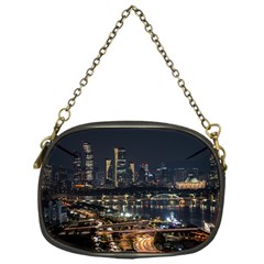 Seoul Building City Night View Chain Purse (one Side) by Wegoenart