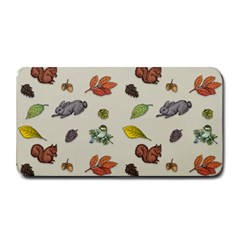 Autumn Fall Animals Nature Season Medium Bar Mat by Wegoenart