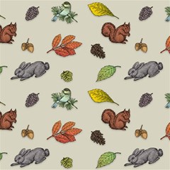 Autumn Fall Animals Nature Season Play Mat (rectangle)