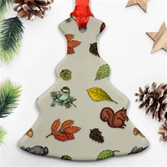 Autumn Fall Animals Nature Season Ornament (christmas Tree)  by Wegoenart