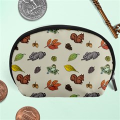 Autumn Fall Animals Nature Season Accessory Pouch (large) by Wegoenart