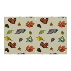 Autumn Fall Animals Nature Season Banner And Sign 5  X 3  by Wegoenart