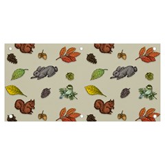 Autumn Fall Animals Nature Season Banner And Sign 6  X 3  by Wegoenart