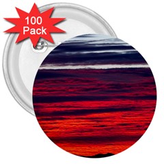 Morning Glow Dawn Sky Clouds 3  Buttons (100 Pack)  by Wegoenart