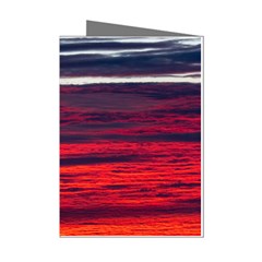 Morning Glow Dawn Sky Clouds Mini Greeting Cards (pkg Of 8) by Wegoenart