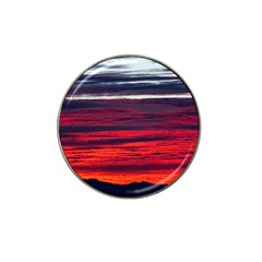 Morning Glow Dawn Sky Clouds Hat Clip Ball Marker by Wegoenart