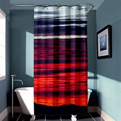 Morning Glow Dawn Sky Clouds Shower Curtain 36  X 72  (stall)  by Wegoenart