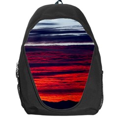 Morning Glow Dawn Sky Clouds Backpack Bag by Wegoenart