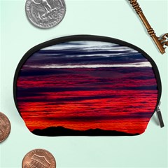 Morning Glow Dawn Sky Clouds Accessory Pouch (large) by Wegoenart