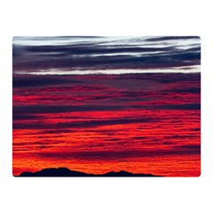 Morning Glow Dawn Sky Clouds Double Sided Flano Blanket (mini)  by Wegoenart