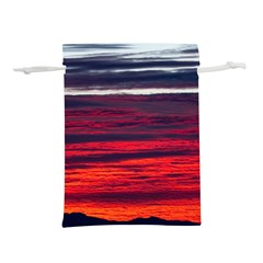 Morning Glow Dawn Sky Clouds Lightweight Drawstring Pouch (s) by Wegoenart