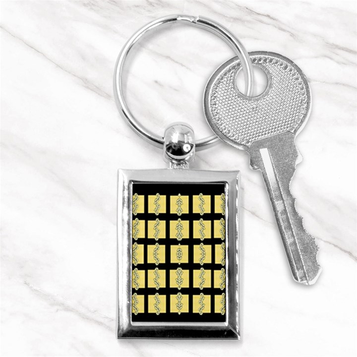 Stay Cool With Bloom In Decorative Key Chain (Rectangle)