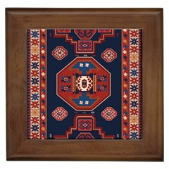 Armenian Old Carpet  Framed Tile by Gohar