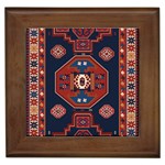 Armenian Old Carpet  Framed Tile Front