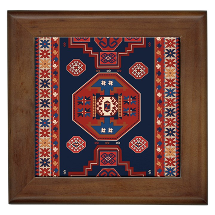 Armenian Old Carpet  Framed Tile