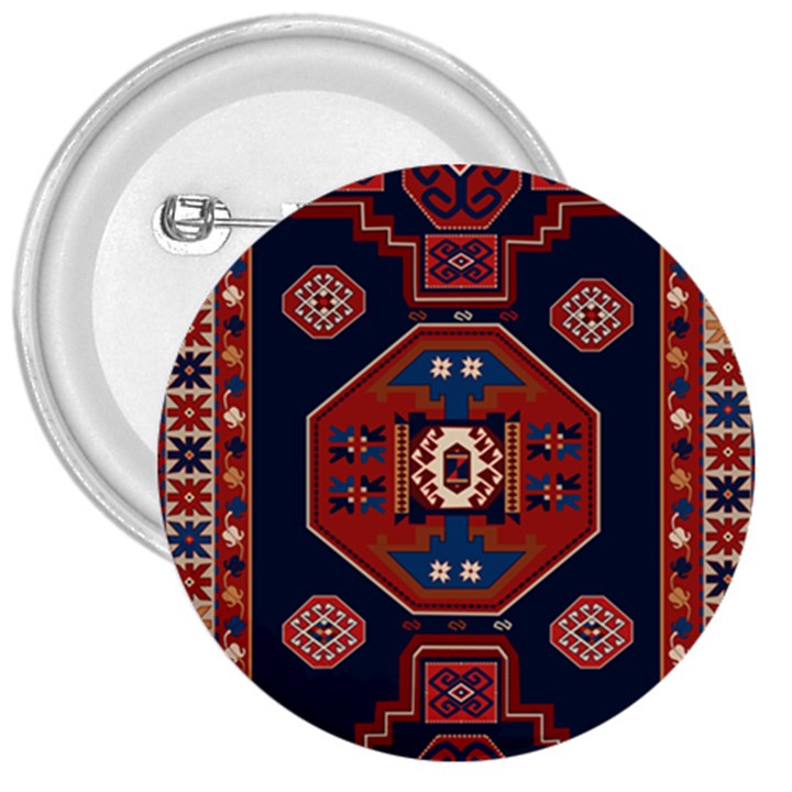 Armenian Old Carpet  3  Buttons