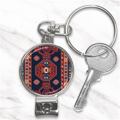 Armenian Old Carpet  Nail Clippers Key Chain by Gohar