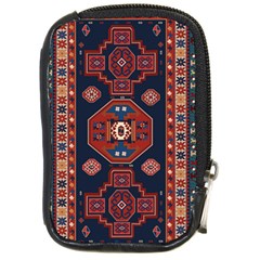 Armenian Old Carpet  Compact Camera Leather Case by Gohar