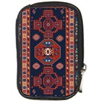 Armenian Old Carpet  Compact Camera Leather Case Front