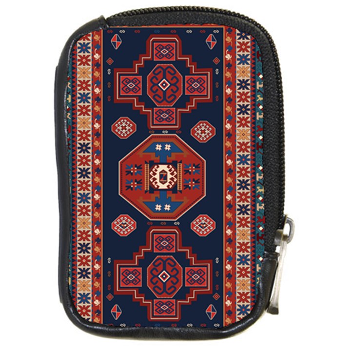 Armenian Old Carpet  Compact Camera Leather Case