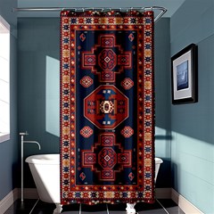 Armenian Old Carpet  Shower Curtain 36  X 72  (stall)  by Gohar