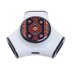 Armenian Old Carpet  3-port Usb Hub by Gohar