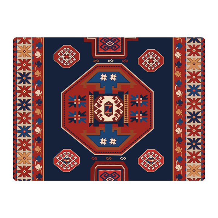 Armenian Old Carpet  Double Sided Flano Blanket (Mini) 