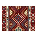 Armenian Old Carpet  Double Sided Flano Blanket (Mini)  35 x27  Blanket Back