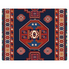 Armenian Old Carpet  Double Sided Flano Blanket (medium)  by Gohar