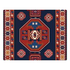 Armenian Old Carpet  Double Sided Flano Blanket (large)  by Gohar