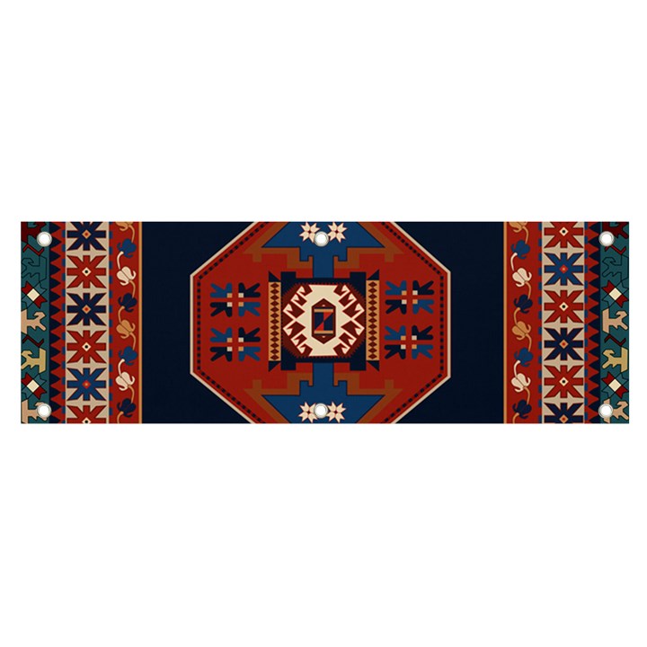 Armenian Old Carpet  Banner and Sign 6  x 2 