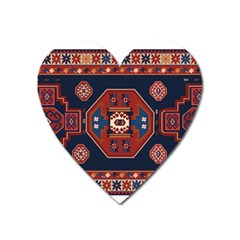 Armenian Carpet Heart Magnet by Gohar