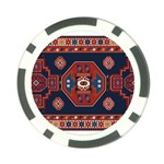 Armenian Carpet Poker Chip Card Guard Front