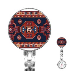 Armenian Carpet Stainless Steel Nurses Watch by Gohar