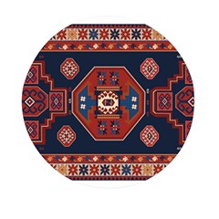 Armenian Carpet Mini Round Pill Box (pack Of 3) by Gohar