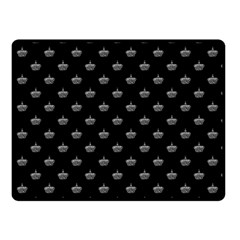 Royalty Crown Graphic Motif Pattern Double Sided Fleece Blanket (small)  by dflcprintsclothing