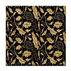 Natura Premium Golden Leaves Tile Coaster by ConteMonfrey