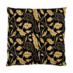 Natura Premium Golden Leaves Standard Cushion Case (two Sides) by ConteMonfrey