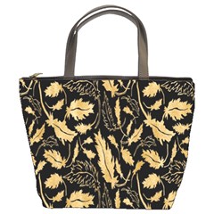 Natura Premium Golden Leaves Bucket Bag by ConteMonfrey