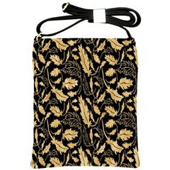 Natura Premium Golden Leaves Shoulder Sling Bag by ConteMonfrey