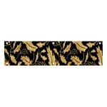 Natura Premium Golden Leaves Banner and Sign 4  x 1  Front