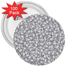 Bacterias Drawing Black And White Pattern 3  Buttons (100 Pack)  by dflcprintsclothing