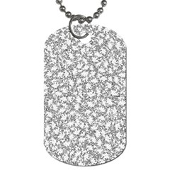 Bacterias Drawing Black And White Pattern Dog Tag (two Sides) by dflcprintsclothing