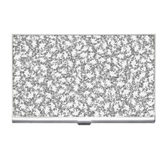 Bacterias Drawing Black And White Pattern Business Card Holder