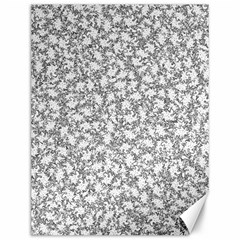 Bacterias Drawing Black And White Pattern Canvas 12  X 16  by dflcprintsclothing