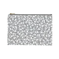 Bacterias Drawing Black And White Pattern Cosmetic Bag (large) by dflcprintsclothing