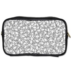 Bacterias Drawing Black And White Pattern Toiletries Bag (two Sides) by dflcprintsclothing